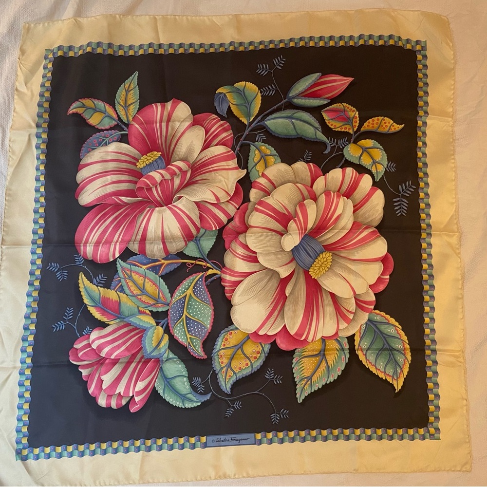 Salvatore Ferragamo Silk Scarf